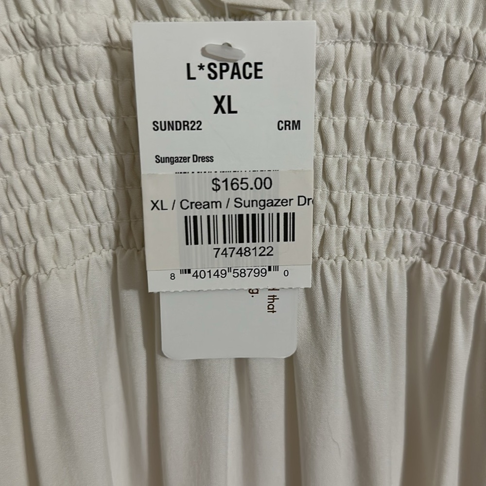 XL⭐️NWT L*Space Cream Sungazer Maxi Waist stretch 21” Comfortably - Picture 11 of 12